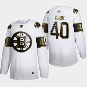 Herren Boston Bruins Eishockey Trikot Tuukka Rask #40 Golden Edition Weiß Authentic